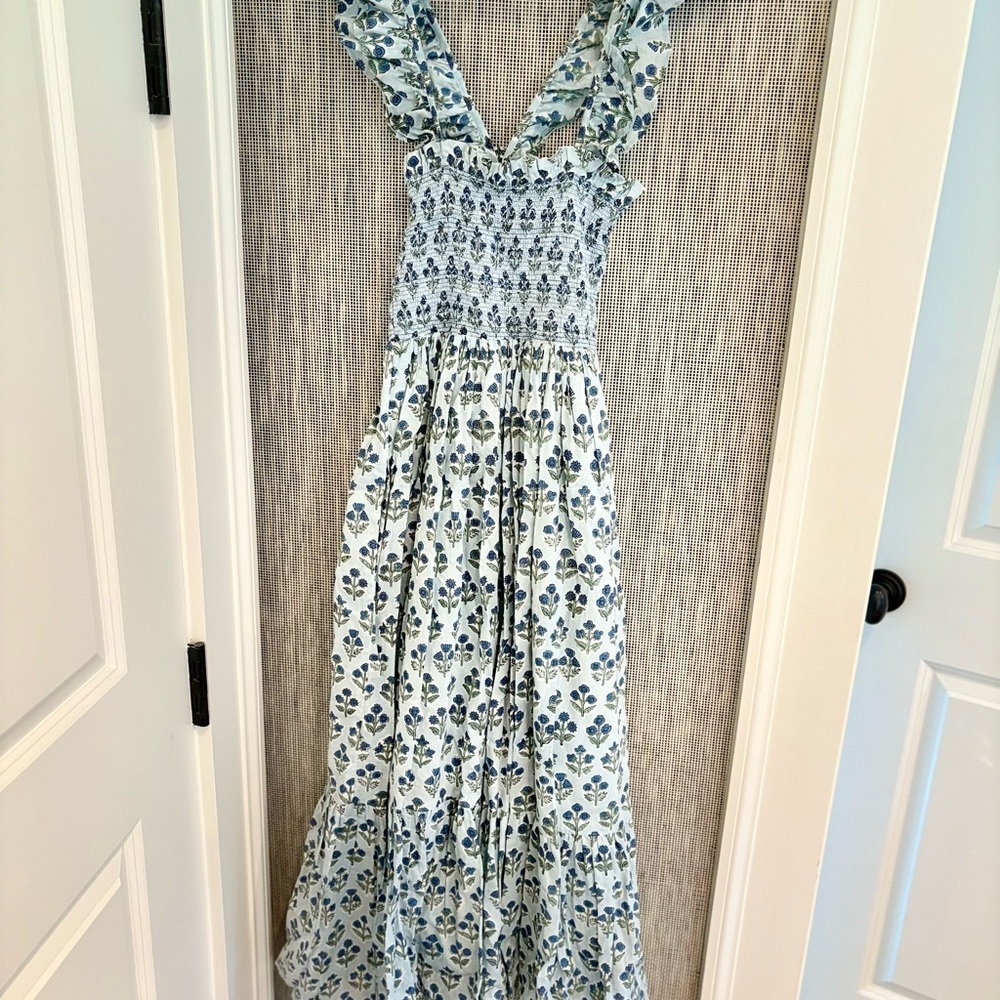 Marea Sasco Dress — Navy Flower / Size S